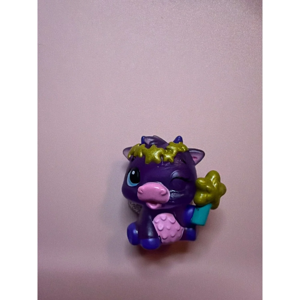 Hatchimals CollEGGtibles Mini Figures Lot of 3 Purple Pink Dragon‎ Pony Cow Wand